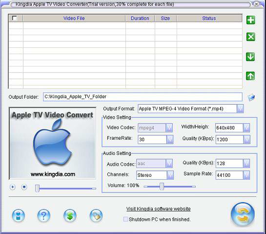 Kingdia Apple TV Video Converter