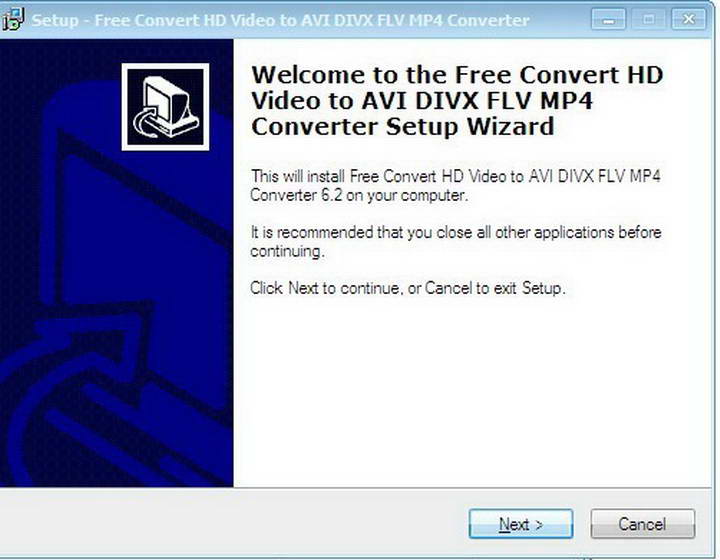 Free Convert HD Video to AVI DIVX FLV MP4 Converter