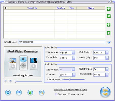 Kingdia iPod Video Converter