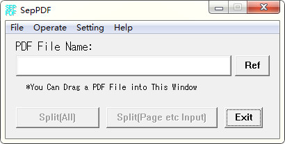 SepPDF(pdf文件分割器)