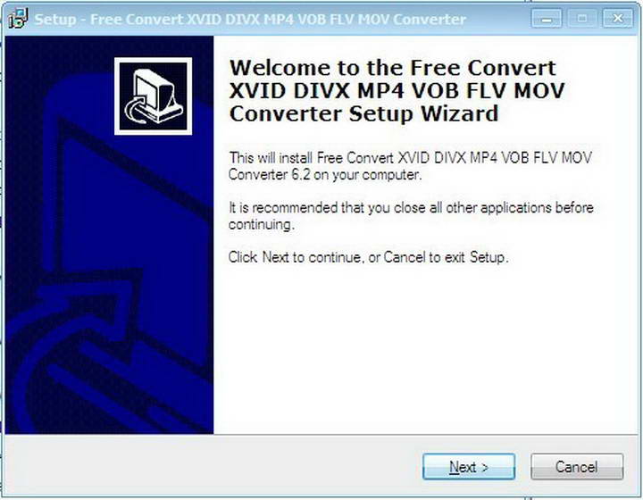 Free Convert XVID DIVX MP4 VOB FLV MOV Converter