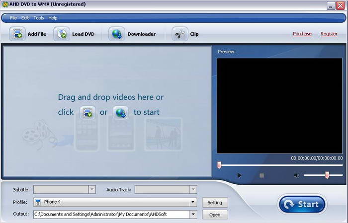 AHD DVD to WMV Converter