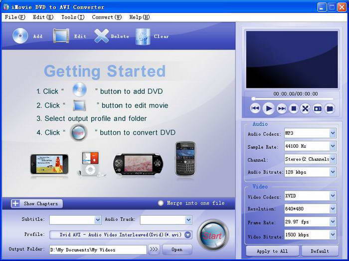 iMovie DVD to AVI Converter