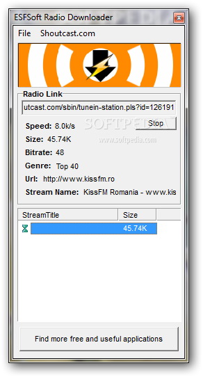 ESFSoft Radio Downloader