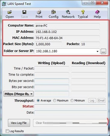 局域网测速工具LAN Speed Test