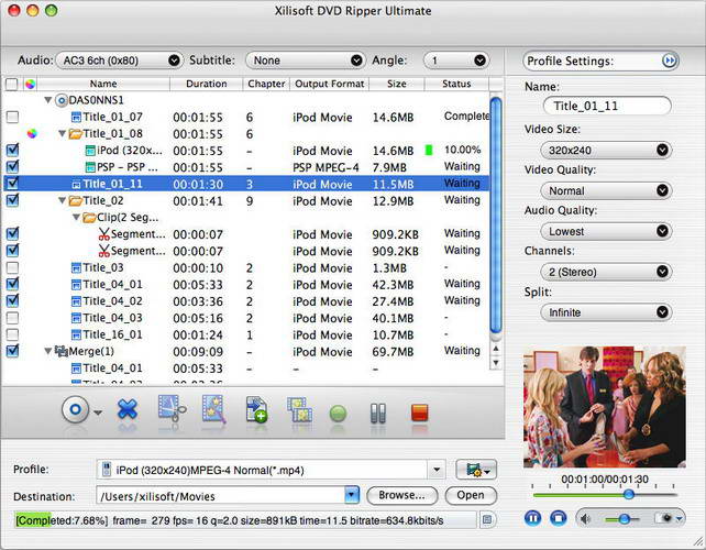 Xilisoft DVD Ripper Ultimate for Mac