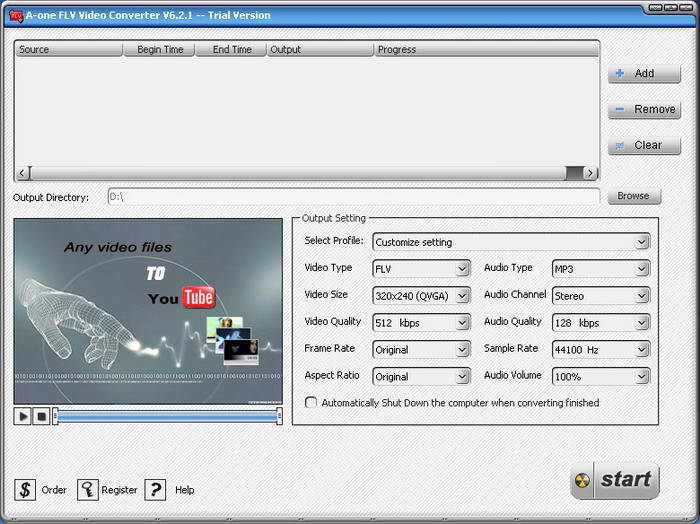 A-one FLV Video Converter