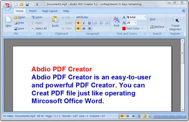 Abdio PDF Creator