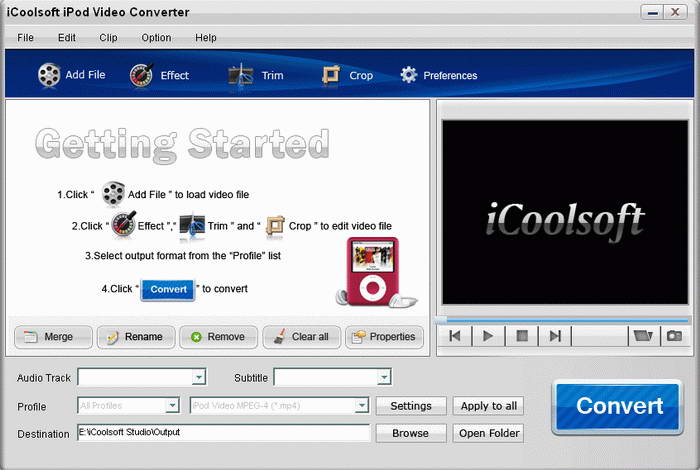 iCoolsoft iPod Video Converter