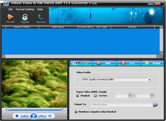 Apex Video to Flash SWF FLV Converter