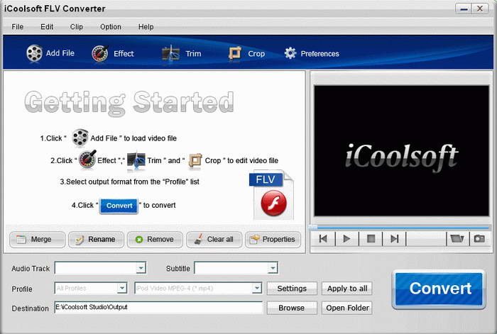 iCoolsoft FLV Converter