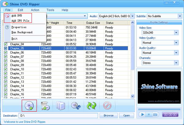 Shine DVD Ripper