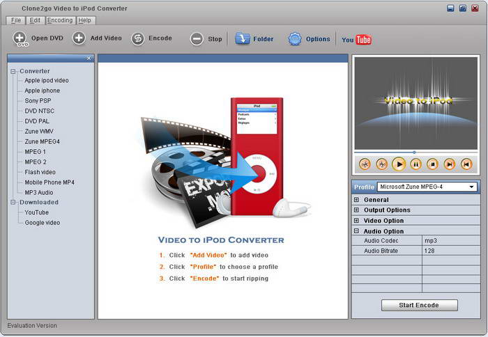 Clone2go Video to iPod Converter