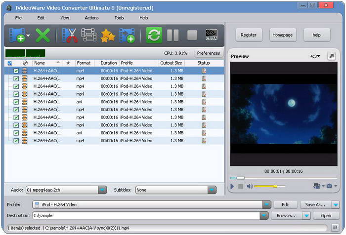 IVideoWare Video Converter Standard