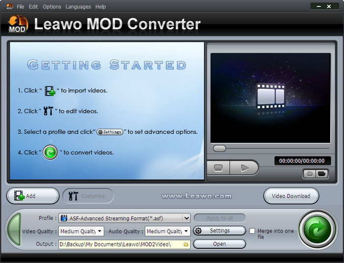 Leawo MOD Converter