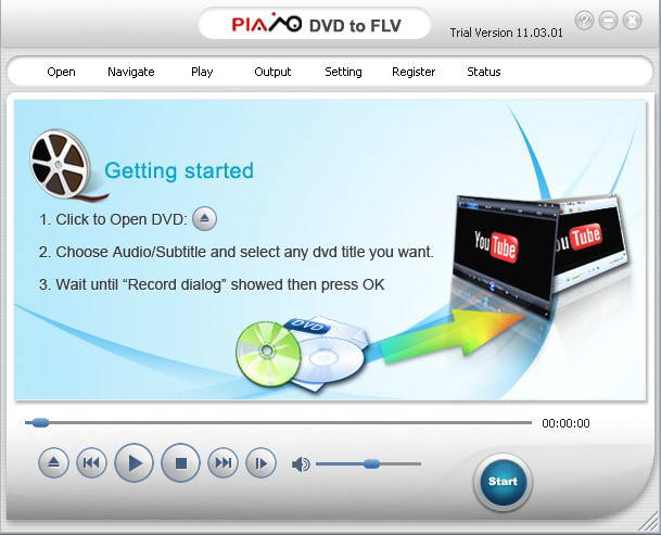 Plato DVD to FLV Converter