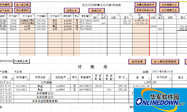 Excel存货进销存系统(适用Excel2007&2010版本)