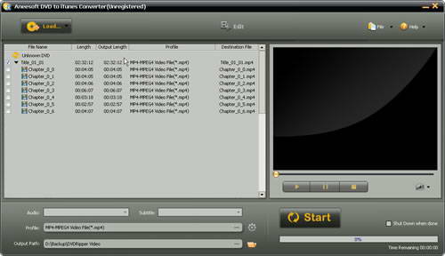Aneesoft DVD to iTunes Converter