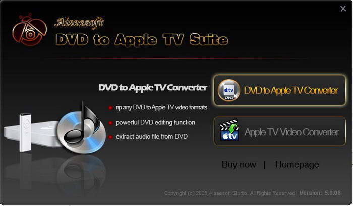 Aiseesoft DVD to Apple TV Suite