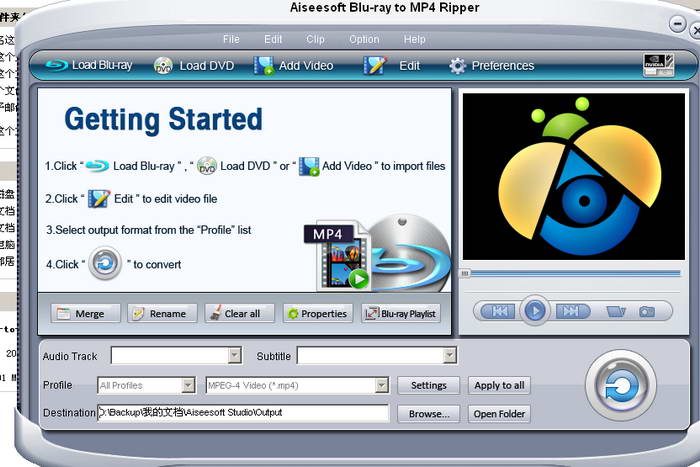 Aiseesoft Blu-ray to MP4 Ripper