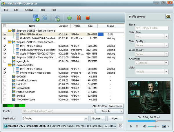 4Media MP4 Converter