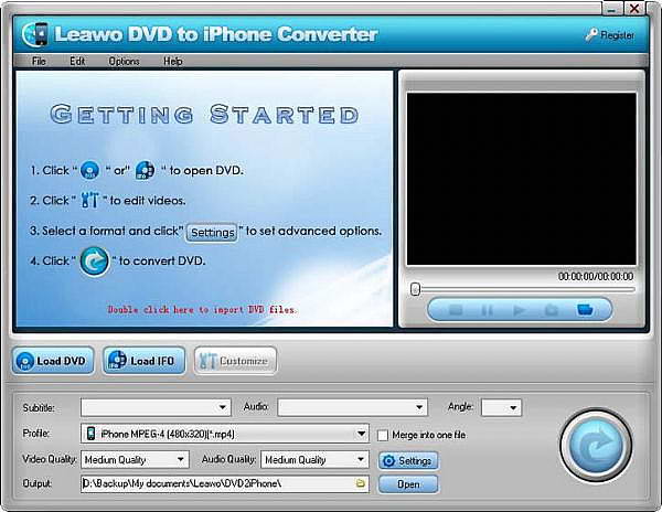 Leawo DVD to iPhone Converter