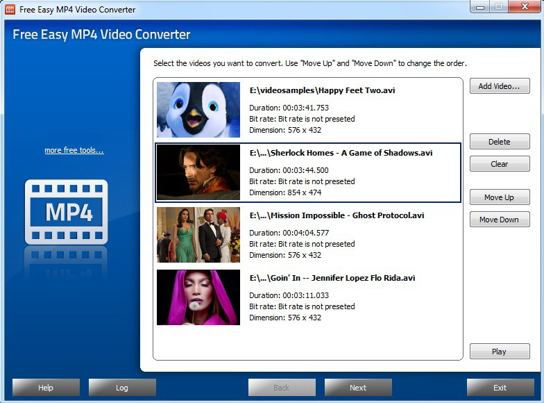 Free Easy MP4 Video Converter