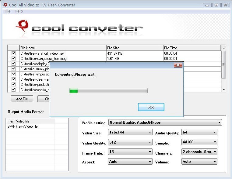 Cool Free All Video to FLV Converter