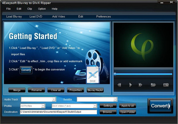 4Easysoft Blu-ray to DivX Ripper