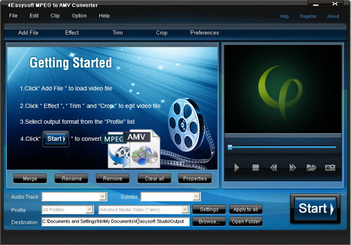 4Easysoft MPEG to AMV Converter