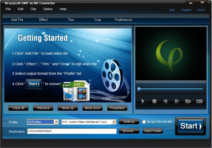 4Easysoft SWF to AVI Converter