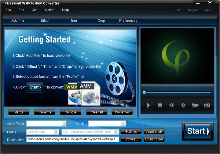 4Easysoft WMV to AMV Converter