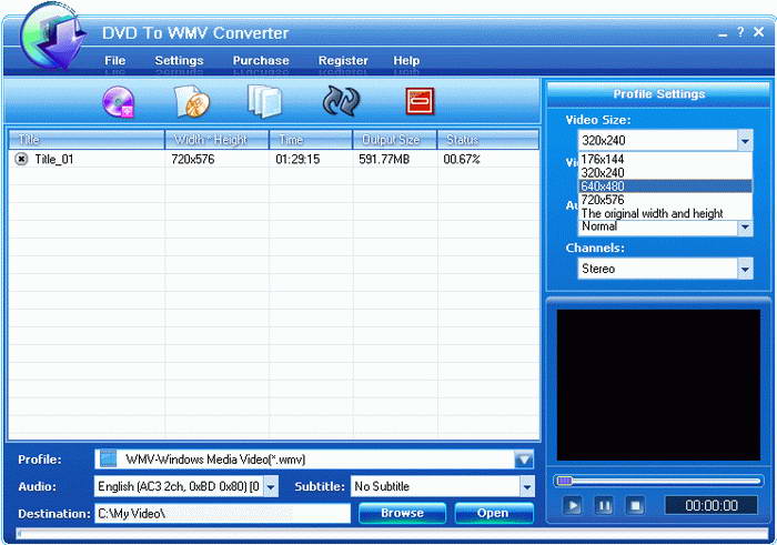 Eztoo DVD To WMV Converter