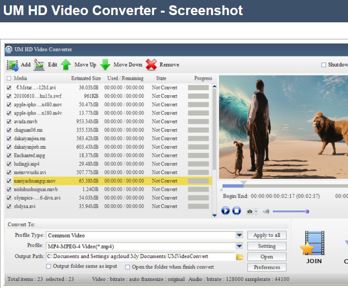 UM HD Video Converter