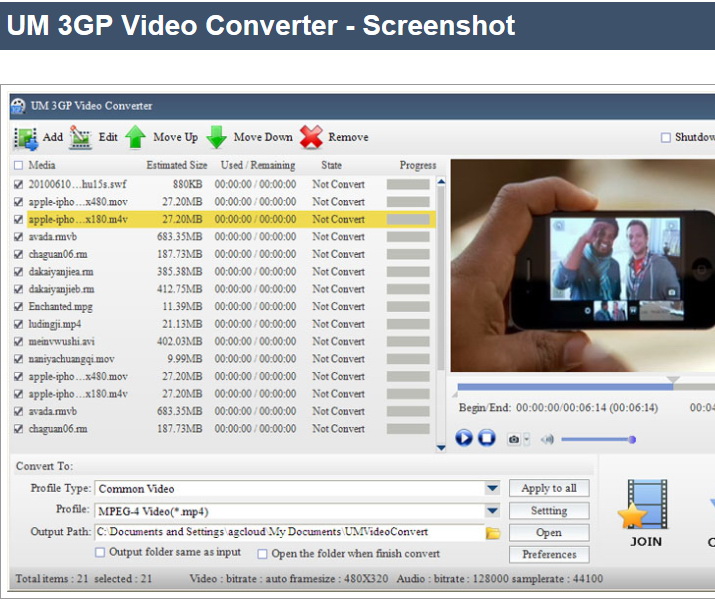 UM 3GP Video Converter