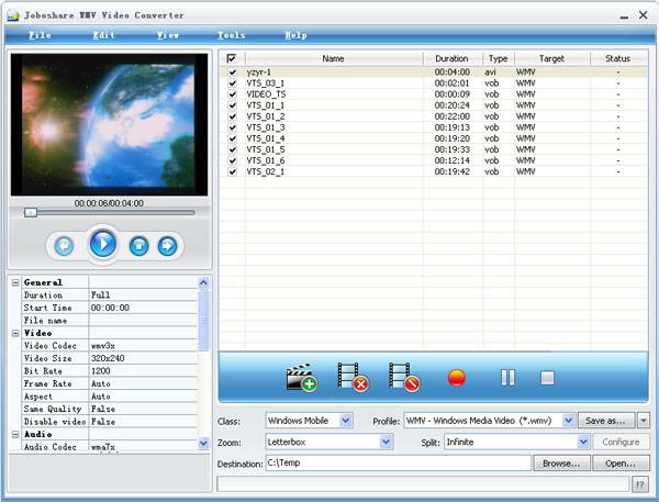 Joboshare WMV Video Converter