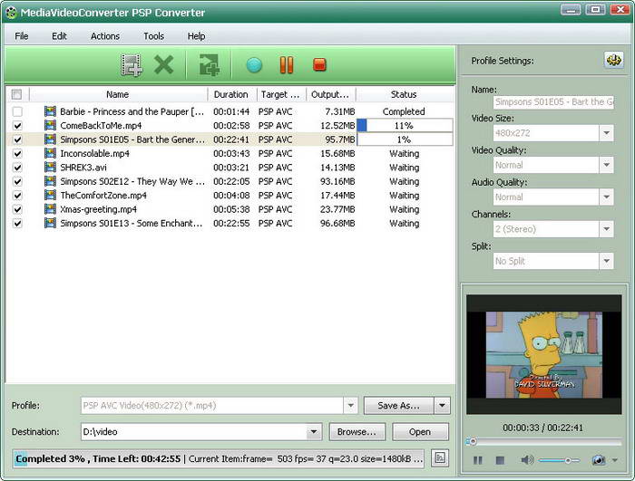 mediAvatar PSP Converter