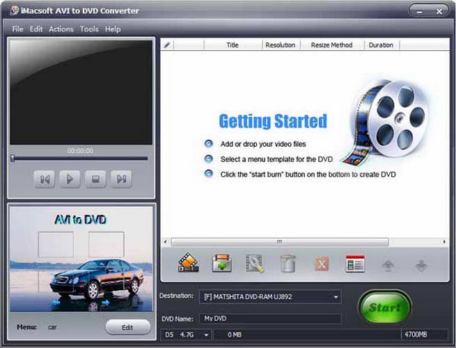 iMacsoft AVI to DVD Converter