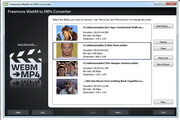 Freemore WebM to MP4 Converter