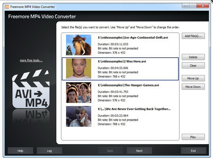 Freemore MP4 Video Converter