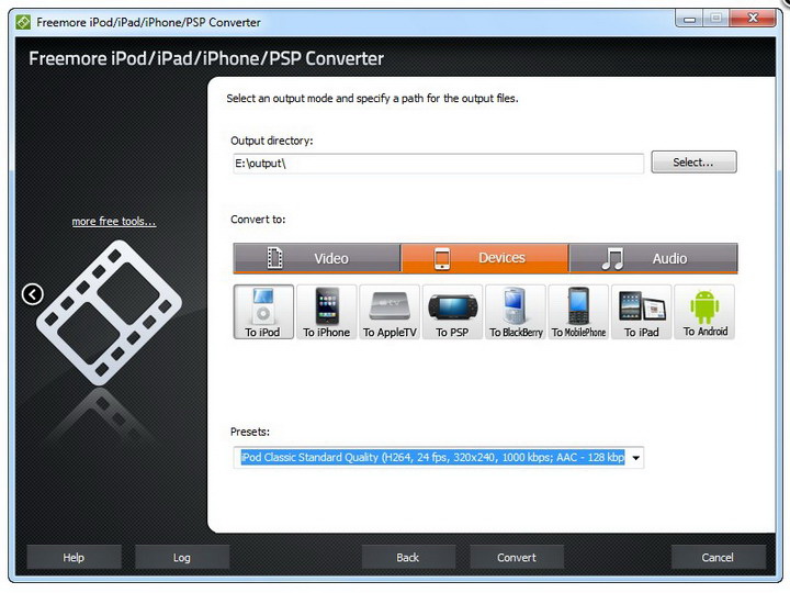 Freemore iPod/iPad/iPhone/PSP Converter