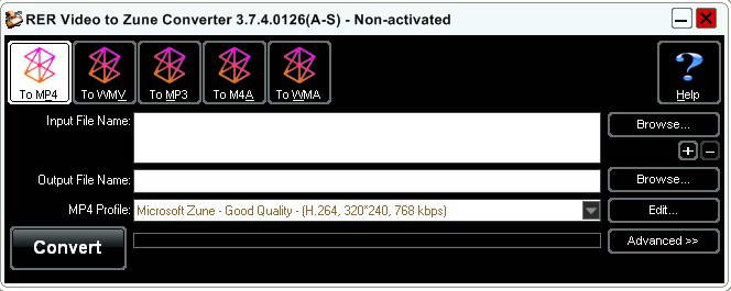 RER Video to Zune Converter