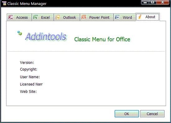 Classic Menu for Office