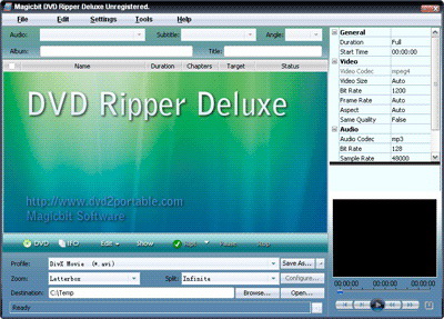 Magicbit DVD Direct to PSP Converter