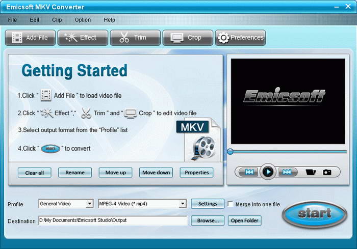 Emicsoft MKV Converter