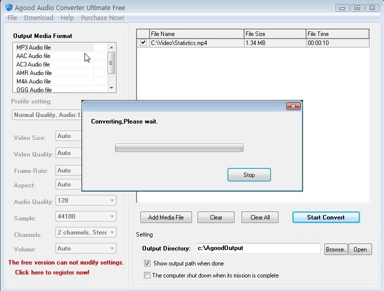 Agood Audio Converter Ultimate Free