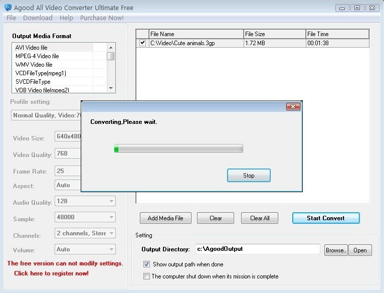 Agood All Video Converter Ultimate Free
