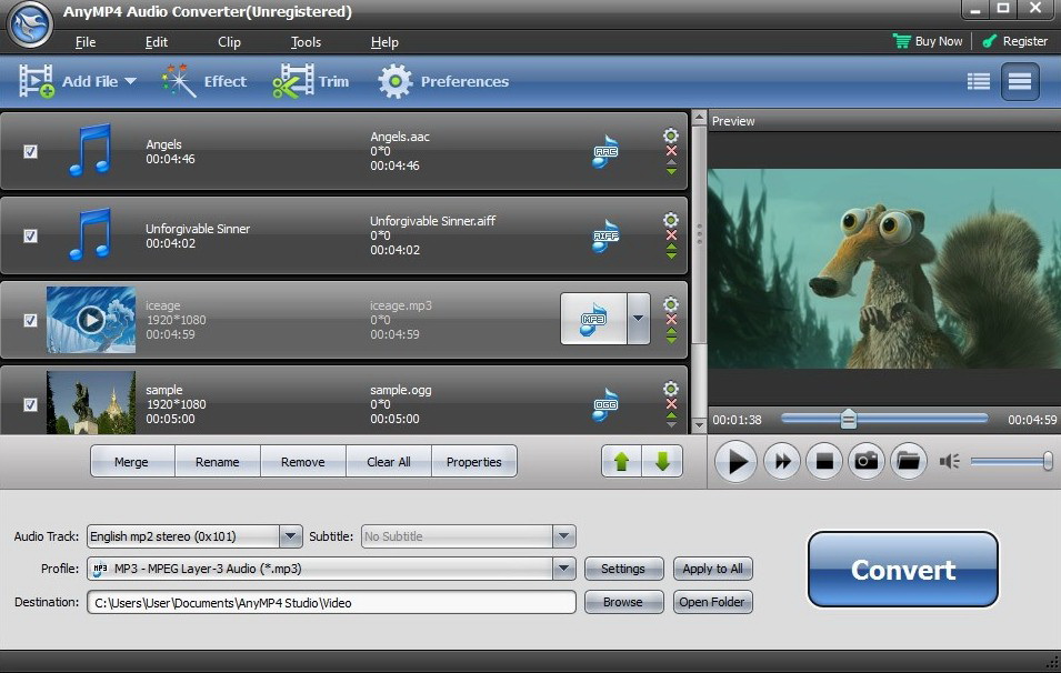 AnyMP4 Audio Converter