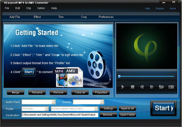 4Easysoft MP4 to AMV Converter