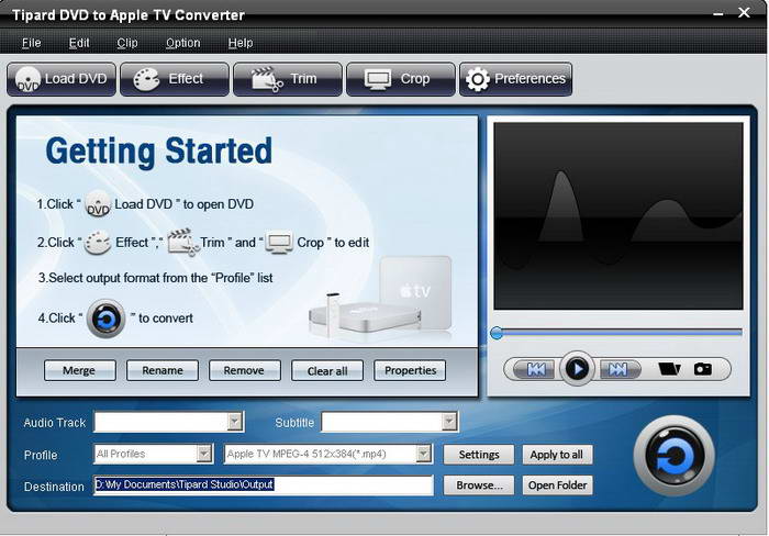 Tipard DVD to Apple TV Converter